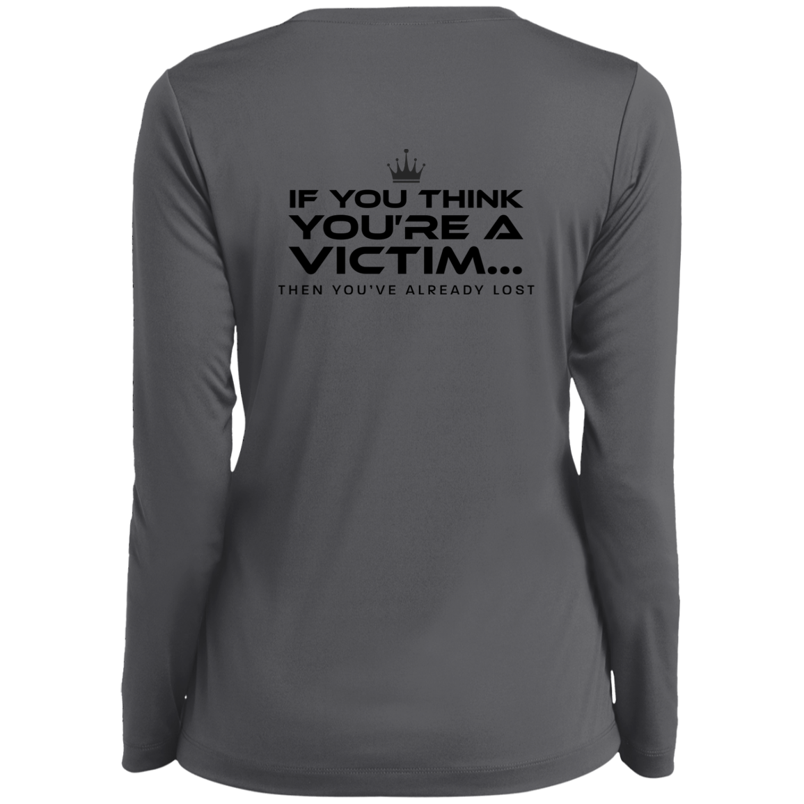Women's Long Sleeve Think Performance V-Neck Tee