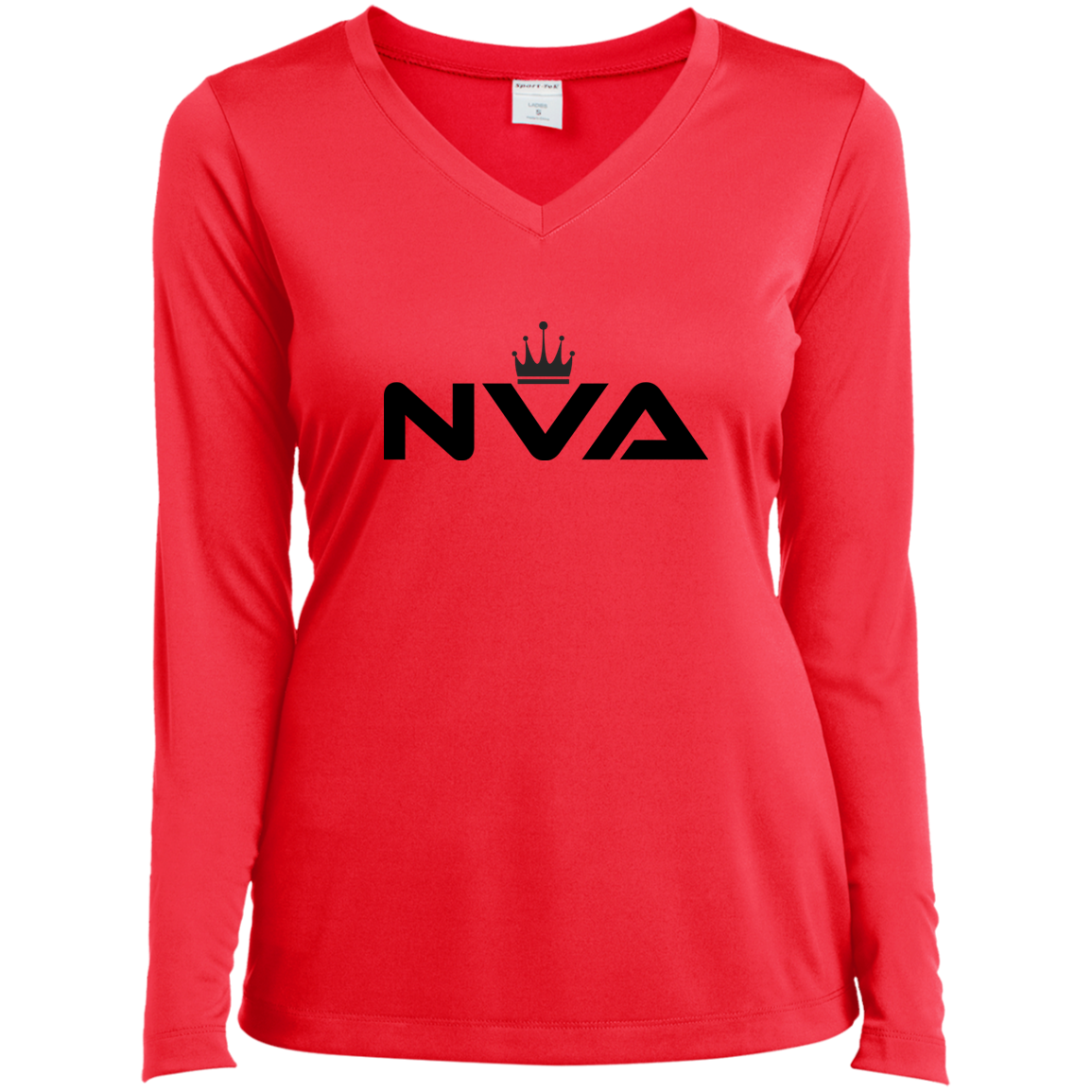 Women's Long Sleeve Think Performance V-Neck Tee