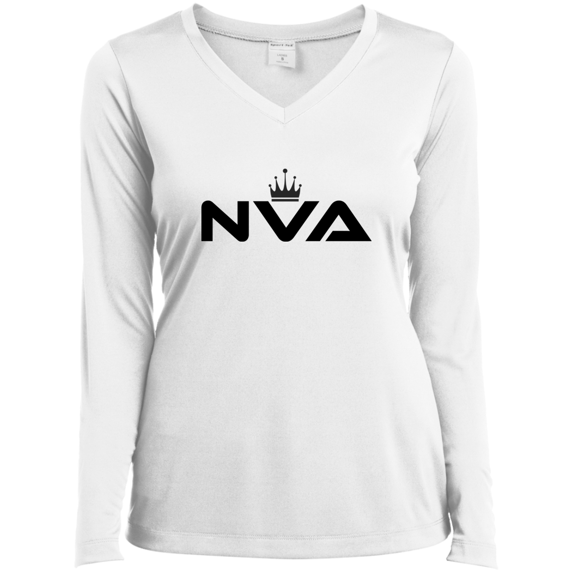 Women's Long Sleeve Think Performance V-Neck Tee